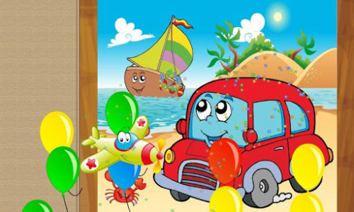 اسکرین شات بازی Cars for Kids: Puzzle Games 5