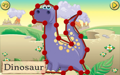 اسکرین شات بازی Dinosaur Kids Connect the Dots 1