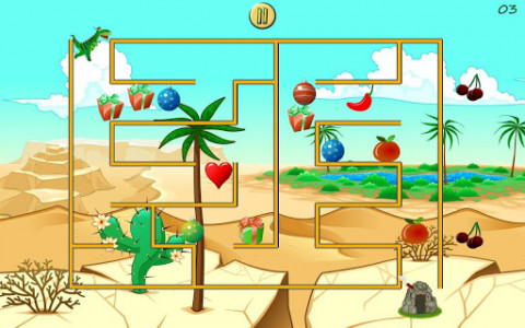 اسکرین شات بازی Dino Maze - Mazes for Kids 4