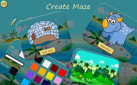 اسکرین شات بازی Dino Maze - Mazes for Kids 6