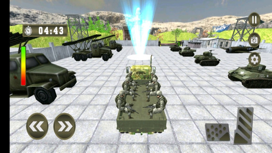 اسکرین شات بازی بازی کامیون نظامی 3