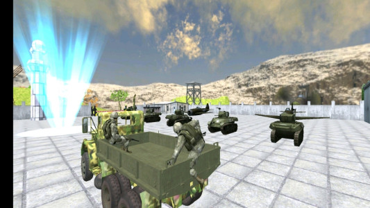 اسکرین شات بازی بازی کامیون نظامی 4