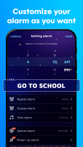 اسکرین شات 4 برنامه Alarmy: Alarm - Timer Clock