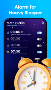 اسکرین شات 1 برنامه Alarmy: Alarm - Timer Clock