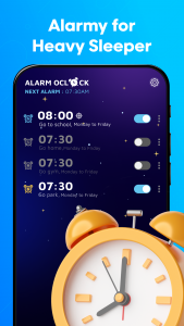 اسکرین شات برنامه Alarmy - Loud Alarm Clock 1