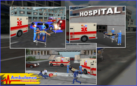 اسکرین شات بازی Ambulance Rescue Driver 2017 8