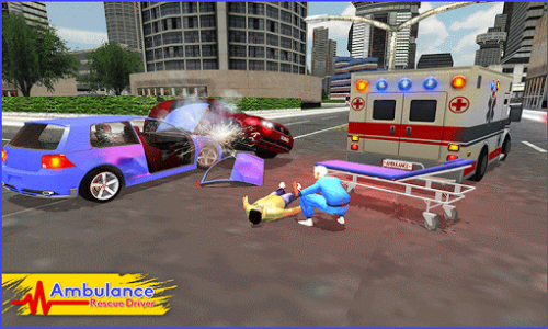 اسکرین شات بازی Ambulance Rescue Driver 2017 1
