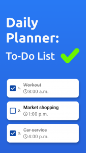 اسکرین شات برنامه My Daily Planner: To-Do List 1