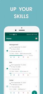 اسکرین شات برنامه 10000 hours - skill tracker 1