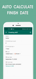 اسکرین شات برنامه 10000 hours - skill tracker 6
