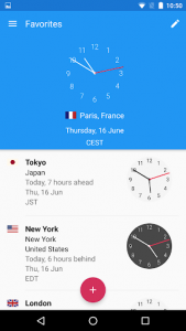 اسکرین شات برنامه World Clock by timeanddate.com 1