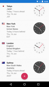 اسکرین شات برنامه World Clock by timeanddate.com 3