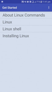 اسکرین شات برنامه Linux Commands 2