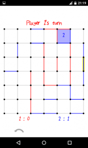 اسکرین شات بازی Dots and Boxes / Squares 3