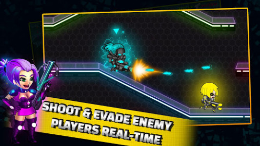 اسکرین شات بازی Neon Blasters Multiplayer Shooting Online 3