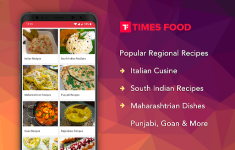 اسکرین شات برنامه Times Food App: Indian Recipe Videos, Cooking Tips 8