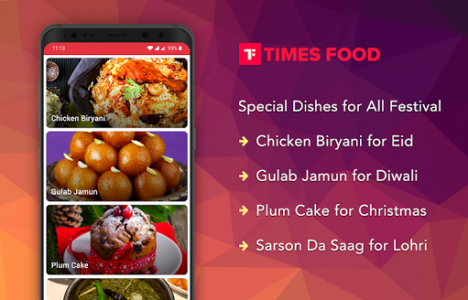 اسکرین شات برنامه Times Food App: Indian Recipe Videos, Cooking Tips 3