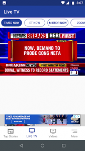 اسکرین شات برنامه Times Now - English and Hindi News App 5