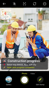 اسکرین شات 4 برنامه GPS Camera - Location App