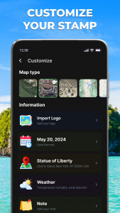اسکرین شات 7 برنامه GPS Camera - Location App