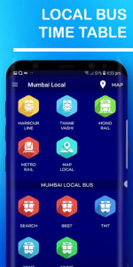 اسکرین شات برنامه Mumbai Local Train Route Map & Timetable 2