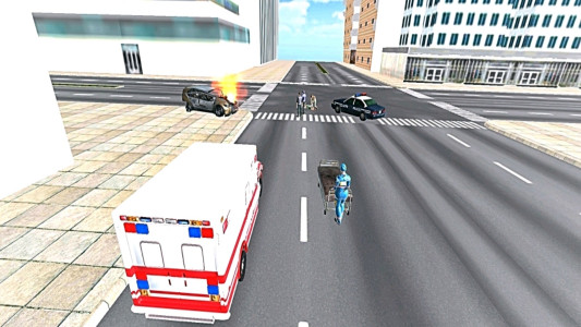 اسکرین شات بازی ماشین پلیس آتش نشانی آمبولانس 1