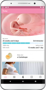 اسکرین شات برنامه Pregnancy Tracker, Week by Week, Day by Day 1