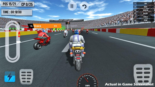 اسکرین شات 2 بازی Bike Racing - Bike Race Game