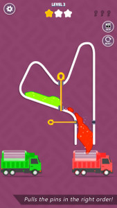 اسکرین شات بازی Color Fall - Pin Pull 2