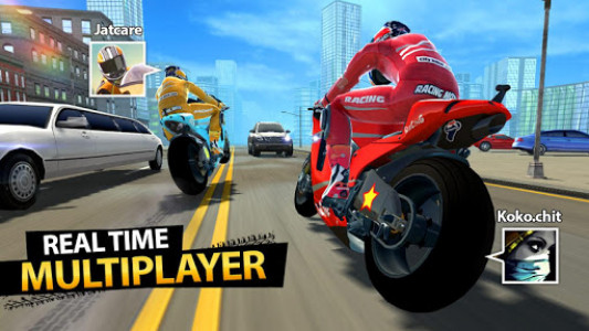 اسکرین شات بازی Highway Moto Rider 2 - Traffic Race 8