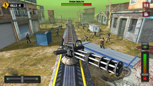 اسکرین شات بازی Train shooting - Zombie War 6