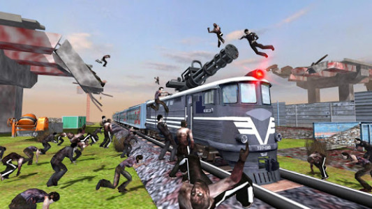 اسکرین شات بازی Train shooting - Zombie War 8