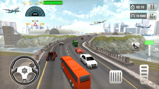 اسکرین شات بازی Mountain Bus Racing 3D 2