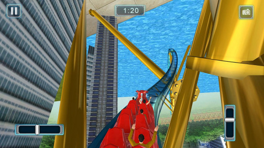 اسکرین شات بازی Reckless Roller Coaster Sim 1