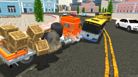 اسکرین شات بازی Transporter Truck Driving 3D 3