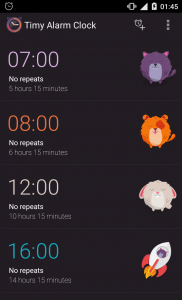 اسکرین شات 1 برنامه Alarm clock