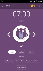 اسکرین شات برنامه Alarm clock 2