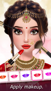 اسکرین شات بازی Indian Wedding Dress up Makeup 1