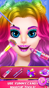 اسکرین شات بازی DIY Makeup Games: Candy Makeup 1