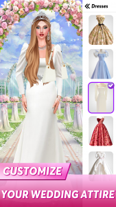 اسکرین شات 2 بازی Wedding Dress Up Bridal Games