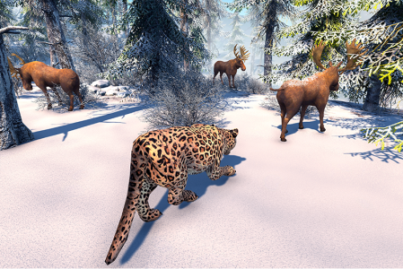 اسکرین شات برنامه Arctic Leopard Simulator Game 3