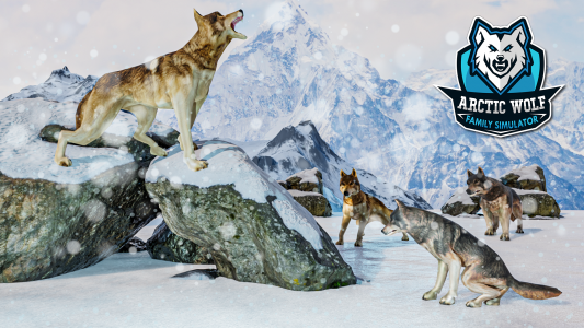 اسکرین شات بازی Arctic Wolf Family Simulator 3