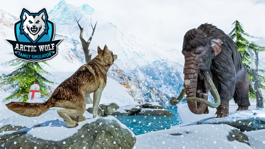 اسکرین شات بازی Arctic Wolf Family Simulator 2