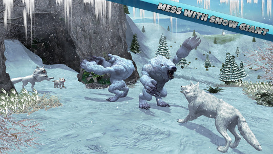 اسکرین شات بازی Arctic Wolf Family Simulator 7