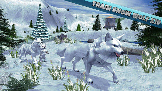 اسکرین شات بازی Arctic Wolf Family Simulator 6