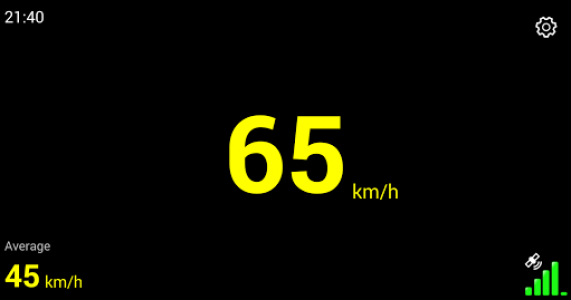 اسکرین شات برنامه GPS Speedo 4