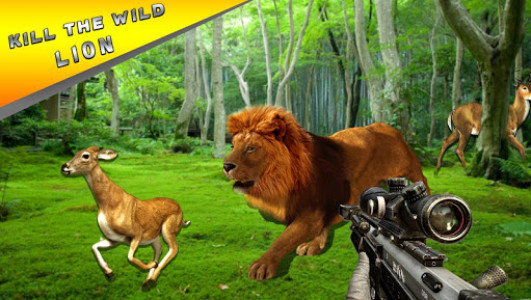 اسکرین شات بازی Wild Lion Hunting Deer Survival 2