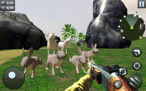 اسکرین شات بازی Rabbit Game Sniper Shooting 2