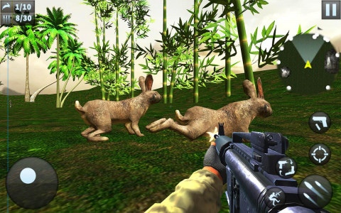 اسکرین شات بازی Rabbit Game Sniper Shooting 3