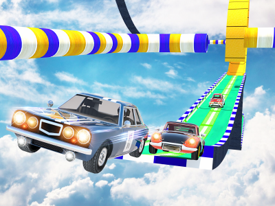 اسکرین شات 4 بازی Ramp Muscle Car Stunt Games